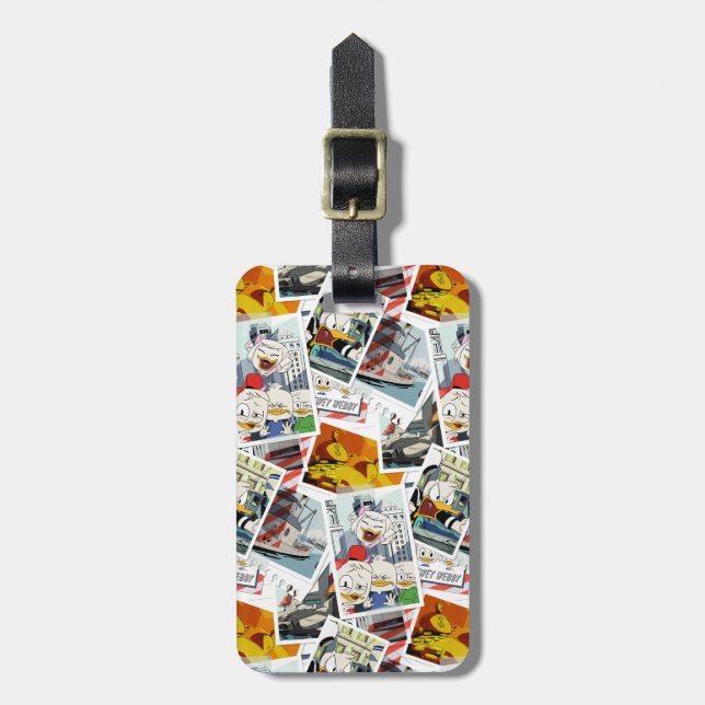 Let the Adventure Begin Pattern Luggage Tag (Front Vertical)