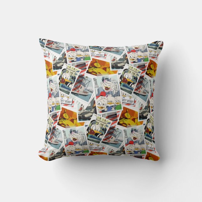 Let the Adventure Begin Pattern Throw Pillow (Front)