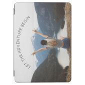 Let the Adventure Begin Photo Graduation Gift iPad Air Cover (Front)