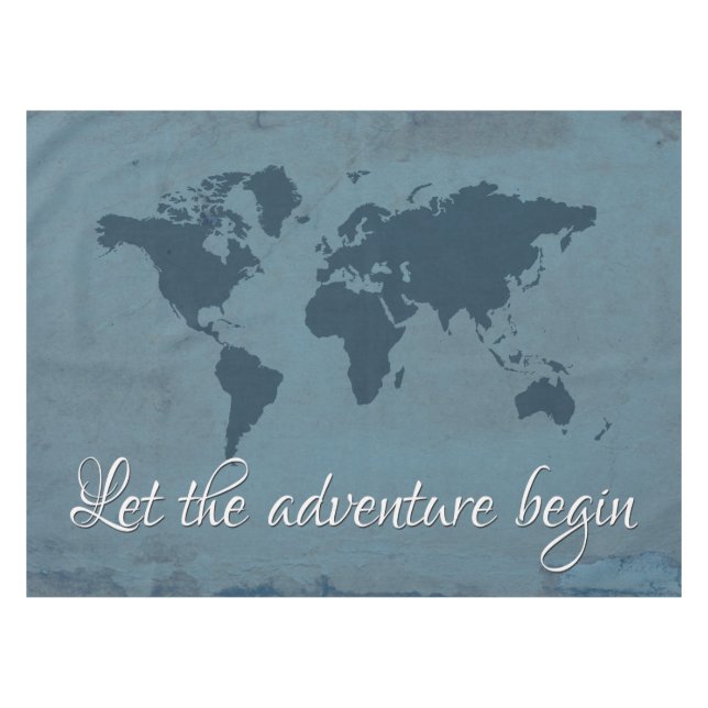 Let the adventure begin tablecloth (Front (Horizontal))
