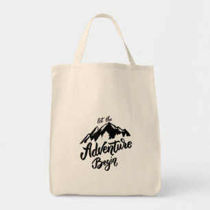 let the adventure begin  tote bag