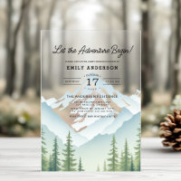 Let The Adventure Begin Woodland Baby Shower