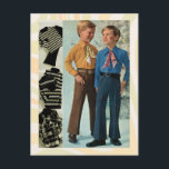 Let the Beatings Begin! Funny Postcard<br><div class="desc">From the 1968 Wards catalogue... let the playground beatings begin!</div>