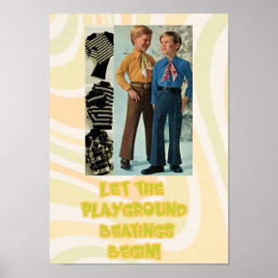 Let the Beatings Begin! Funny Poster