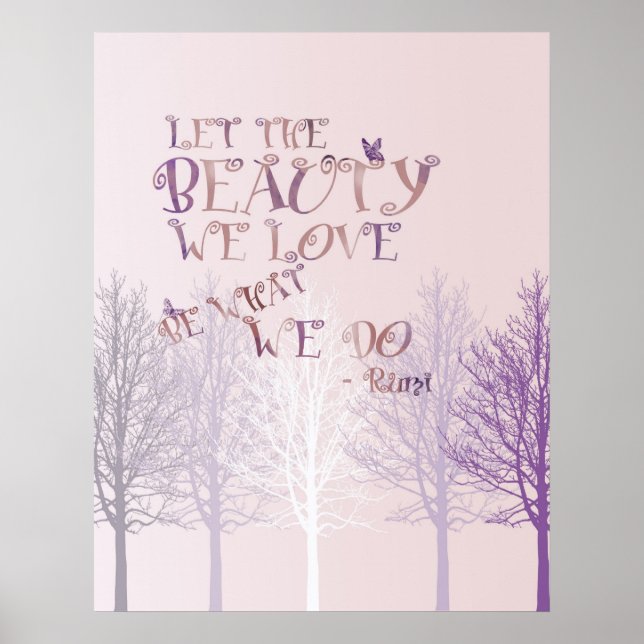 Let the Beauty Poster (Front)