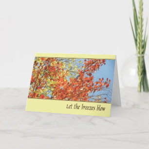 Let the Breezes Blow Thank You Card