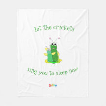 Let the Crickets Sing You to Sleep Blanket