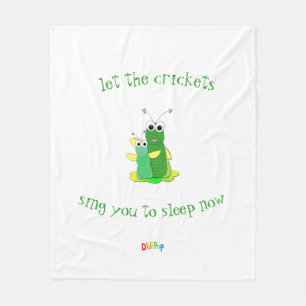 Let the Crickets Sing You to Sleep Blanket