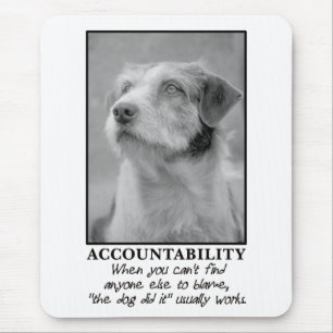 Let the dog take the blame for your farts mouse pad
