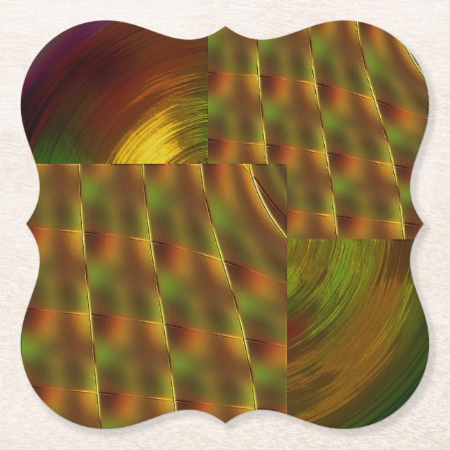 "Let the Effects Play" Paper Coaster (Front)