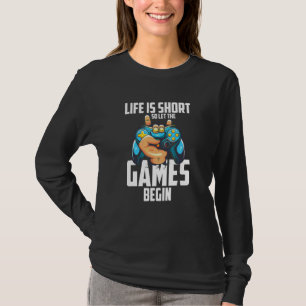 Let The Games Begin PC Apparel For Console Gamer T-Shirt