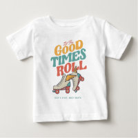 LET THE GOOD TIMES ROLL 80s RETRO ROLLER SKATE