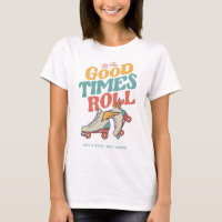 LET THE GOOD TIMES ROLL 80s RETRO ROLLER SKATE