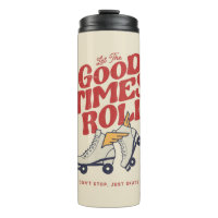 LET THE GOOD TIMES ROLL 80s RETRO ROLLER SKATE