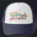 LET THE GOOD TIMES ROLL 80s RETRO ROLLER SKATE Trucker Hat<br><div class="desc">Vintage & fun Roller skate design - Let The Old Time Roll for anyone who loves their Roller Skates. This design is also available on different products including stickers,  mugs,  t-shirts,  phone cases,  and more! To buy this design,  choose your favourite product,  click add and checkout!</div>