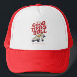 LET THE GOOD TIMES ROLL 80s RETRO ROLLER SKATE Trucker Hat<br><div class="desc">Vintage & fun Roller skate design - Let The Old Time Roll for anyone who loves their Roller Skates. This design is also available on different products including stickers,  mugs,  t-shirts,  phone cases,  and more! To buy this design,  choose your favourite product,  click add and checkout!</div>