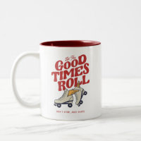 LET THE GOOD TIMES ROLL 80s RETRO ROLLER SKATE