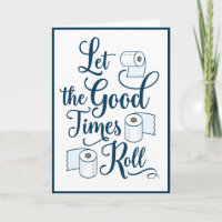 Let the Good Times Roll Blank Greeting