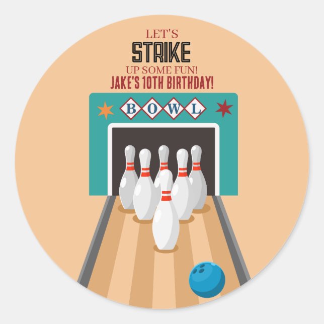 Let The Good Times Roll Classic Round Sticker (Front)