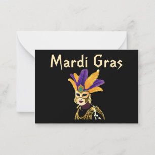 "Let the Good Times Roll: Mardi Gras Celebration" Card