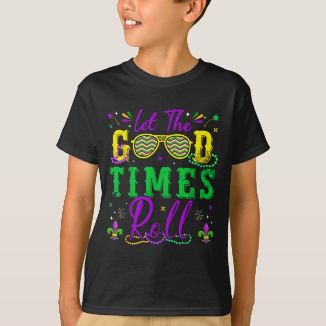 Let The Good Times Roll Mardi Gras New Orleans Men T-Shirt (Front)