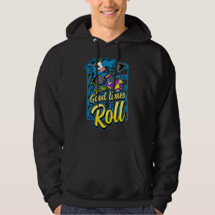 Let The Good Times Roll Roller Skate Hoodie