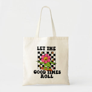 Let the good times to roll retro tote bag