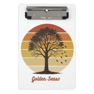 Let the Gourd Times Roll Autumn Design Mini Clipboard