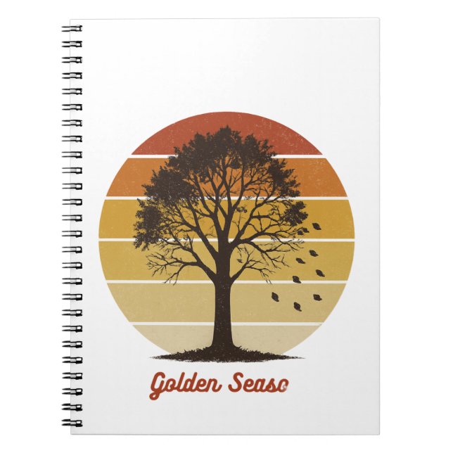 Let the Gourd Times Roll Autumn Design Notebook (Front)
