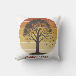 Let the Gourd Times Roll Autumn Design Outdoor Pillow