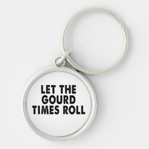 Let the Gourd Times Roll Family Matching Christmas Keychain