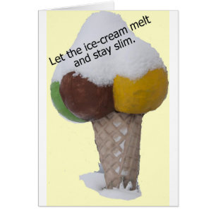 Let the ice-cream melt and stay slim-product.