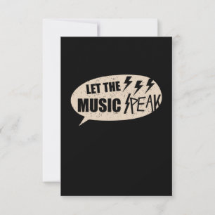 Let The Music Peak RSVP Card