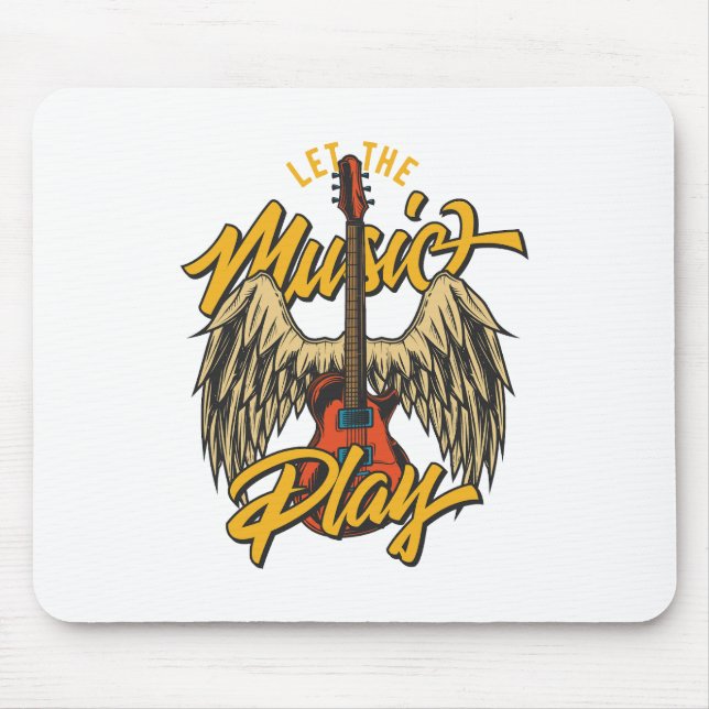 Let The Music Play Mouse Pad (Front)