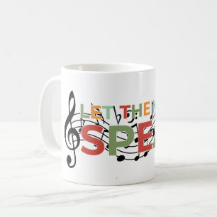 Let The Music Speak, Musical Notes Coffee Mug