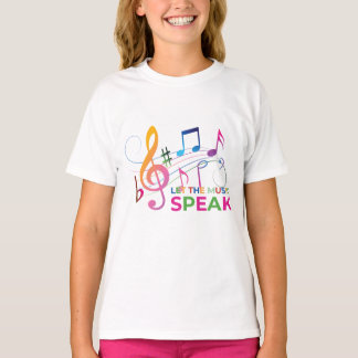 Let The Music Speak, Musical Notes T-Shirt