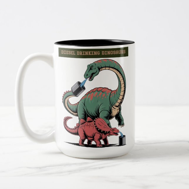 Let The Party Begin Two-Tone Coffee Mug (Left)