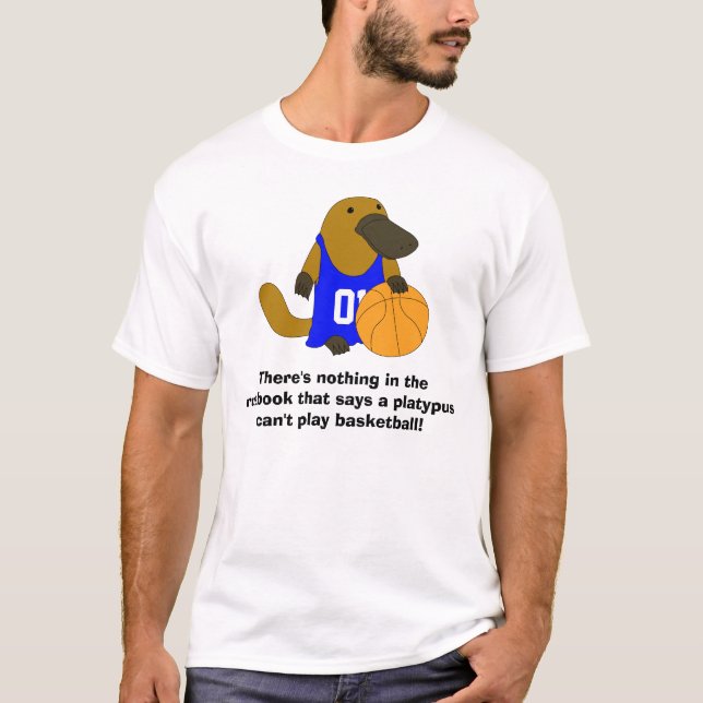 Let the platypus play! T-shirt (Front)