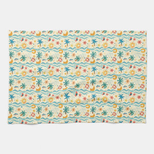 Let The Sea Set You Free And The Sun Kiss You Kitchen Towel