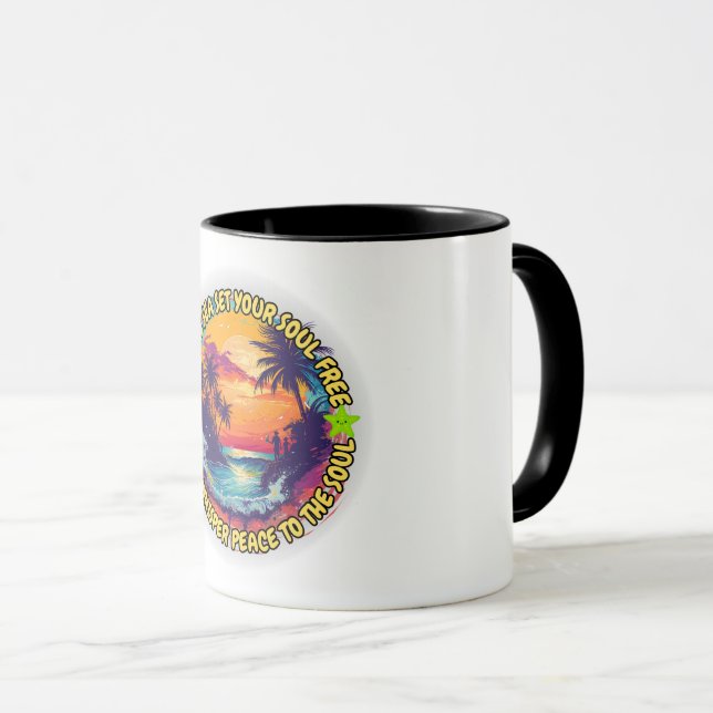 Let the Sea Set Your Soul Free Mug (Front Right)