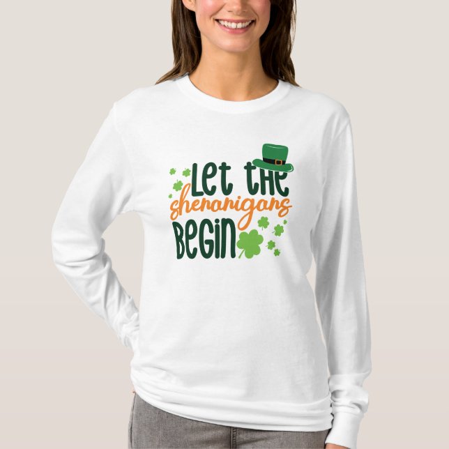 Let The Senanigans Begin-60677 T-Shirt (Front)