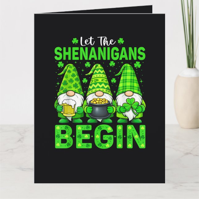 Let The Shenanigans Begin Card (Front)