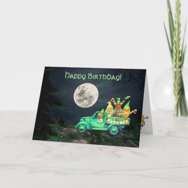 Let the Shenanigans Begin Happy Birthday Card (Front)