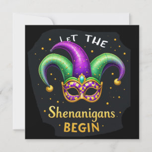 Let the Shenanigans Begin Invitation