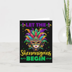 Let The Shenanigans Begin Mardi Gras Shirts3 Card