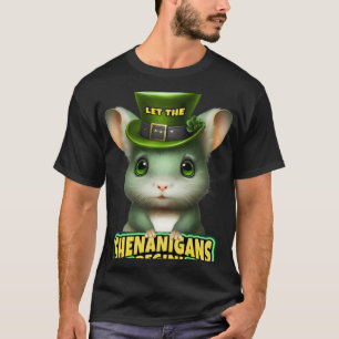 Let The Shenanigans Begin St Patrick s Chinchilla  T-Shirt