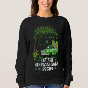 Let The Shenanigans Begin St Patricks Day Gnomes G Sweatshirt