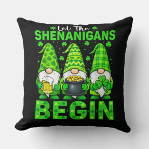 Let The Shenanigans Begin Throw Pillow