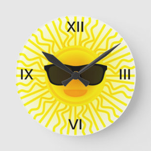 Let the Sunshine In Wall Clock