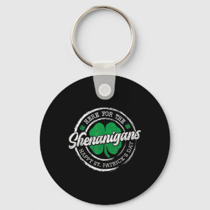 Let The The Shenanigans Begin St Patricks Day Wome Keychain